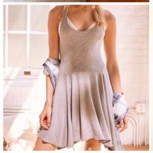 BDG Urban Outfitters Womens Penelope Fit Flare Skater Dress Waffle Knit Small